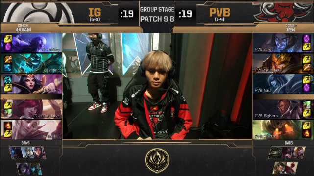 lol2019msi小组赛IG比赛 IG翻盘FW IG六连胜提前出线 IG16分钟打完SKT