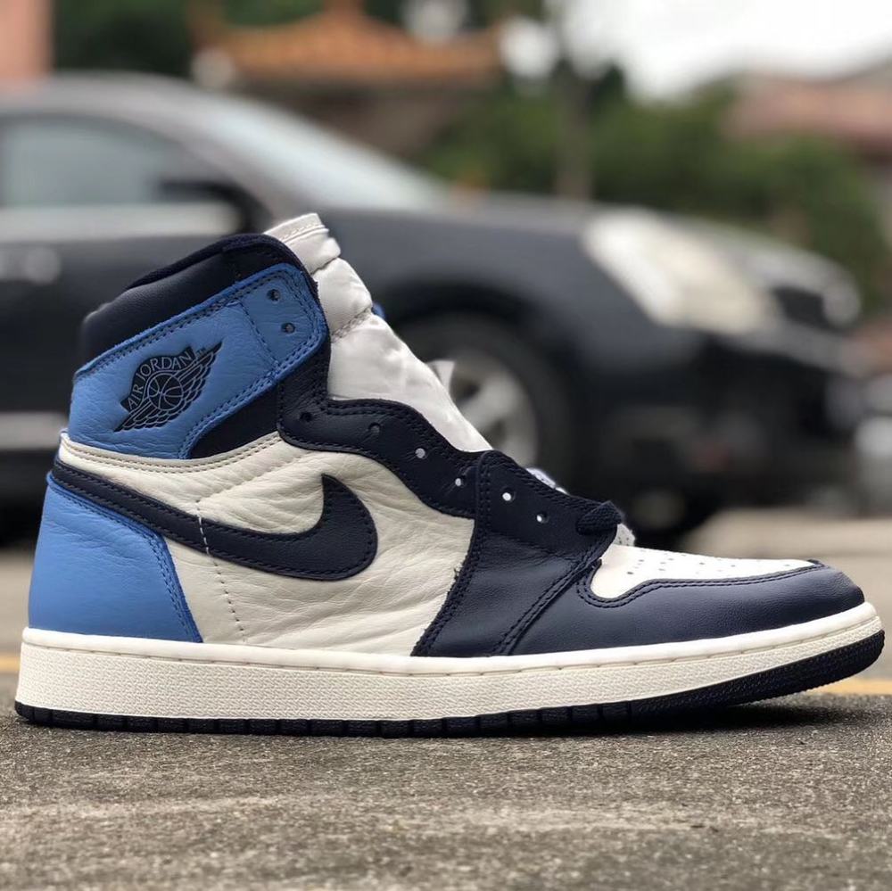 第二雙:air jordan 1 obsidian 黑曜石這雙鞋面部分更是暗藏了3m反光