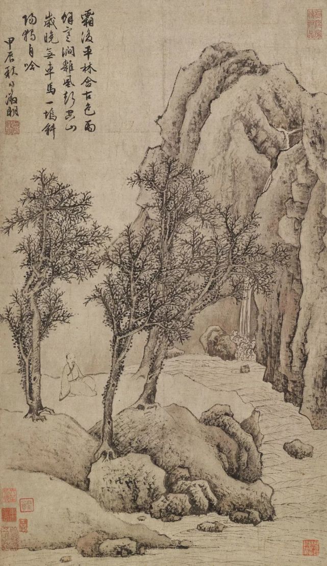 模写/酒井抱一/菊花小禽図/布袋屋掛軸HI-246 m37711964753_1.jpg?1712058306