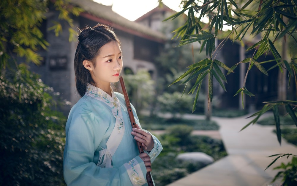 古代汉服东方女性美写真集之文艺清新的美女