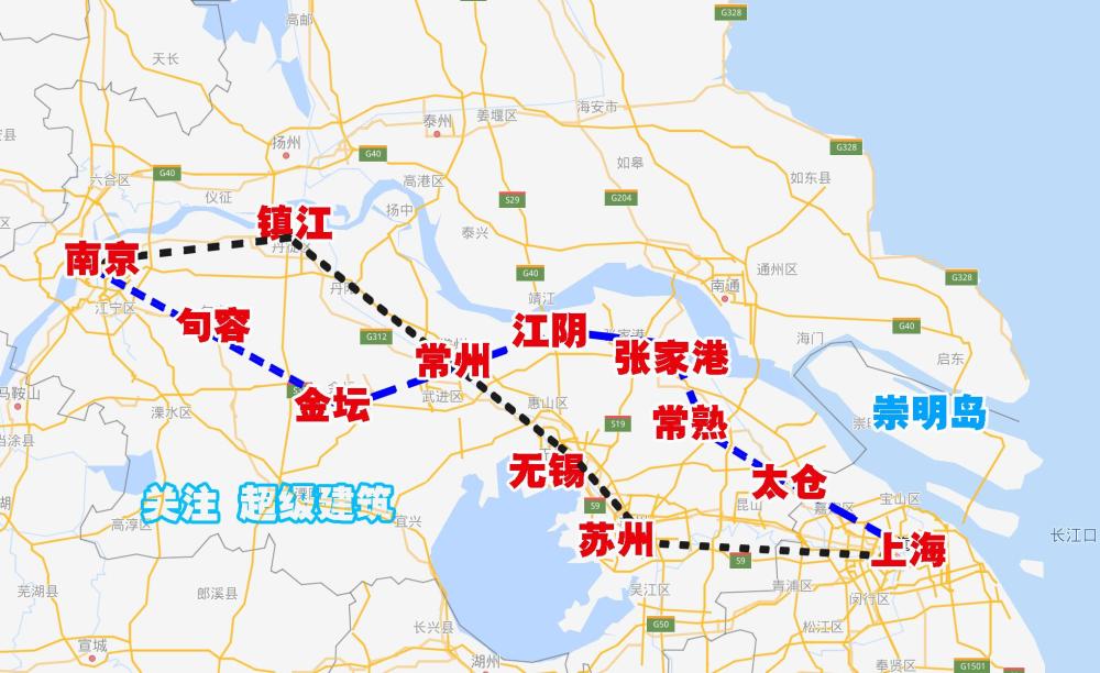 沿江高铁正式开建 两城间高铁网全国最密
