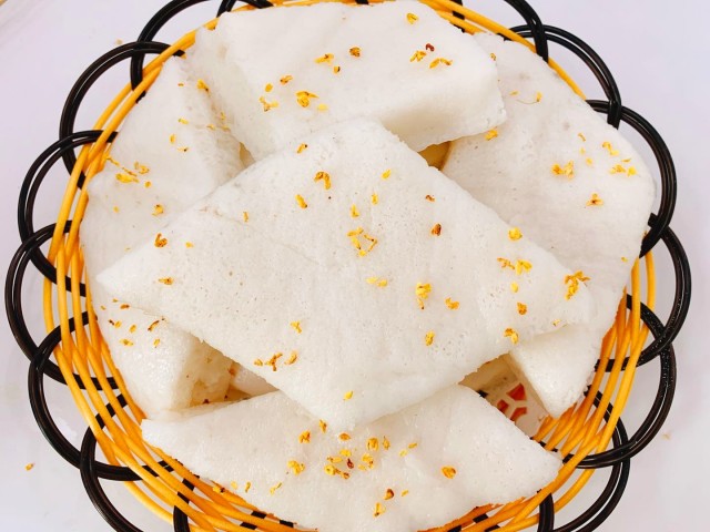 家常发糕最正宗做法,这种做法简单又好学,蒸出