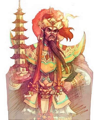 人物原型是古代历史上的唐朝名将和南亚及西域崇拜的军神"毗沙门天王"