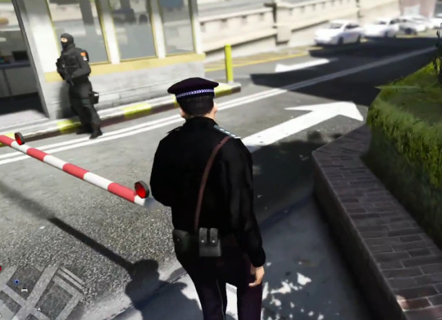 Gta5 洛圣都警署总部 秘密车库 你见过吗 戒备森严