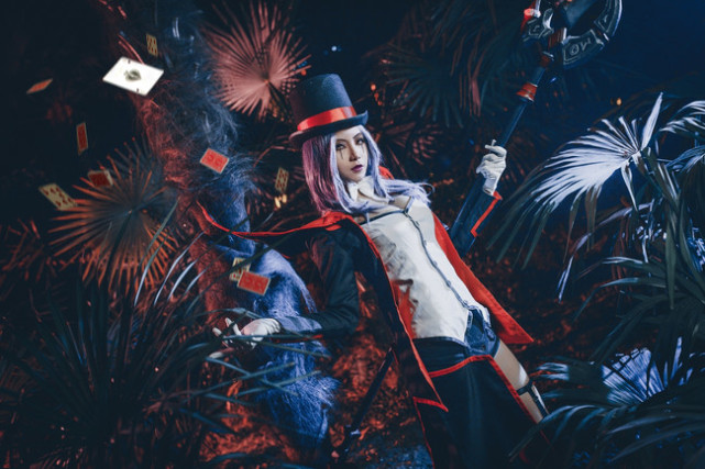 英雄联盟真人cos诡术妖姬 社会名流