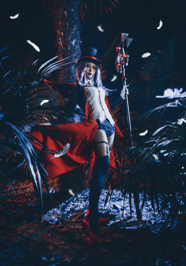 英雄联盟真人cos诡术妖姬 社会名流