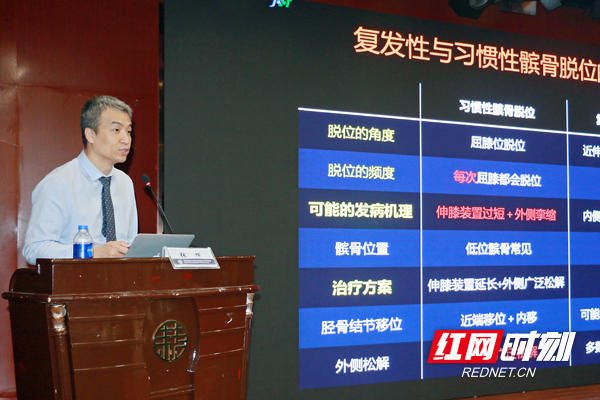 北京积水潭医院张辉教授做专题学术报告.