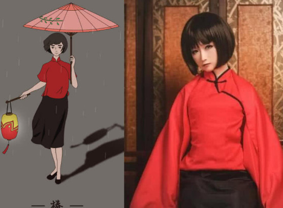 《大鱼海棠》真人版cos,忍了椿,忍了湫,看到鲲:这是成人版