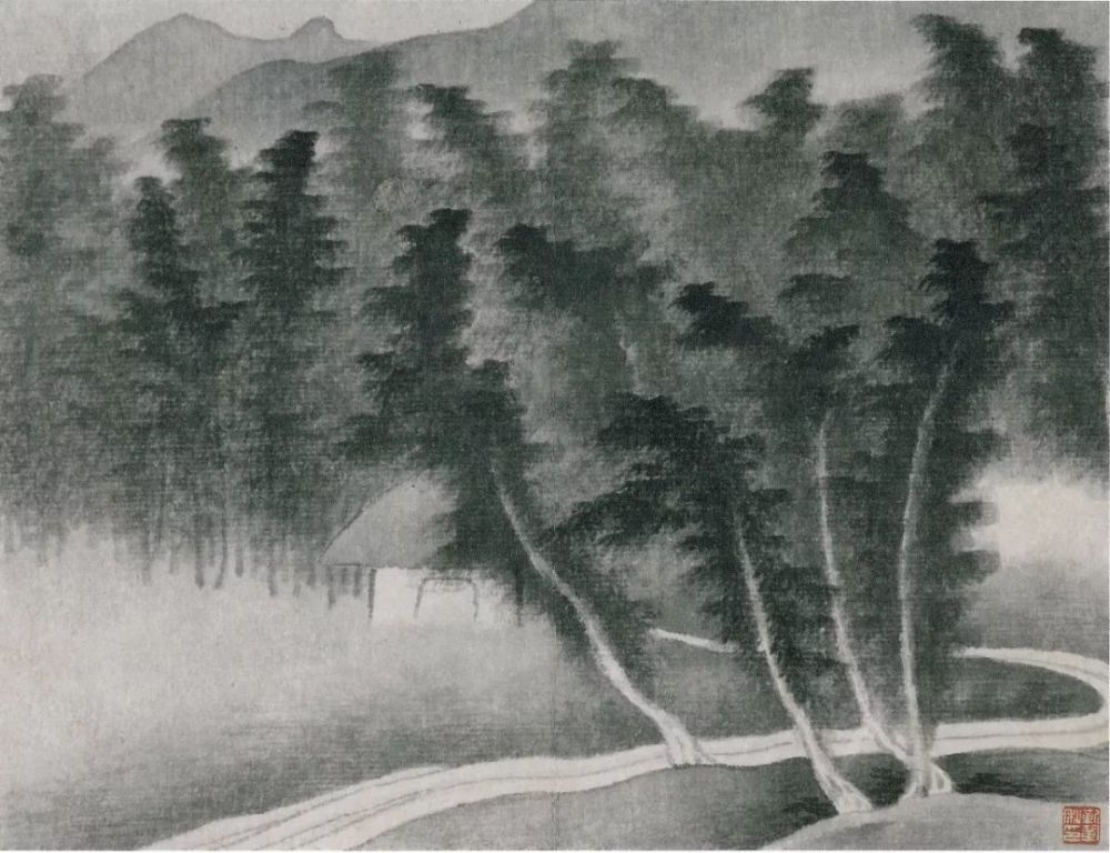 龚贤|龚贤山水册：黑白灰的魅力