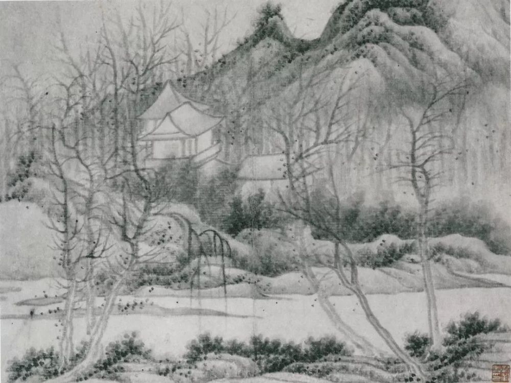 龚贤|龚贤山水册：黑白灰的魅力