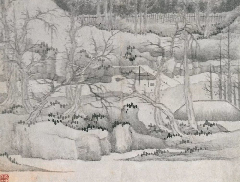 龚贤|龚贤山水册：黑白灰的魅力