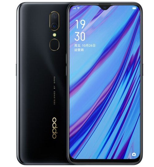 這款手機是oppo a系列的一款產品,採用漸變式後面板設計,有冰玉白和曜