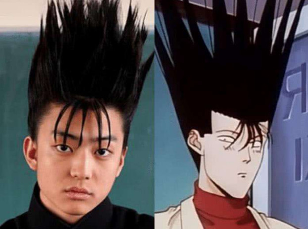 我们在看这部动漫的时候,就觉得三桥贵志和伊藤是两个典型的"杀马特"