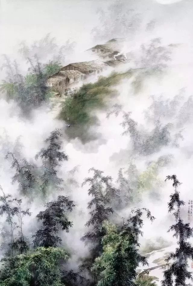 张伸熙|雾色山水，多久没有感受到乡野的这种景色了？