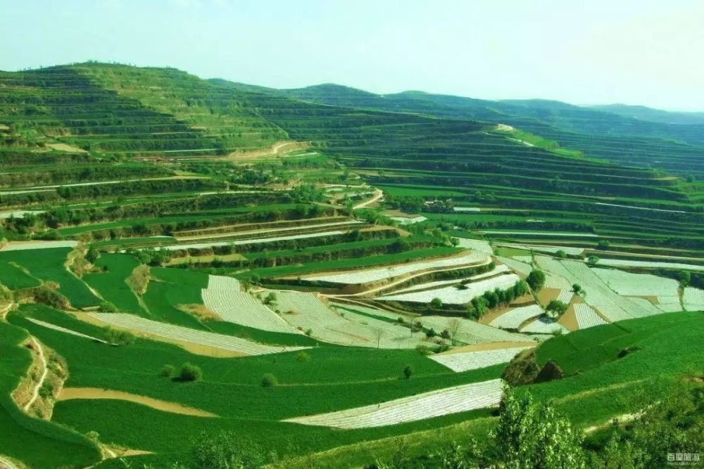向来有"梯田王国"的美誉——平凉庄浪梯田——9有漓江神韵高峡平湖,水