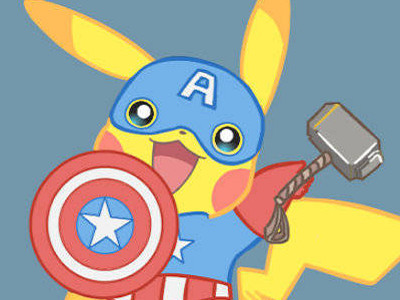 漫威版皮卡丘,如果上映一部神奇宝贝版复仇者,票房会怎么样呢