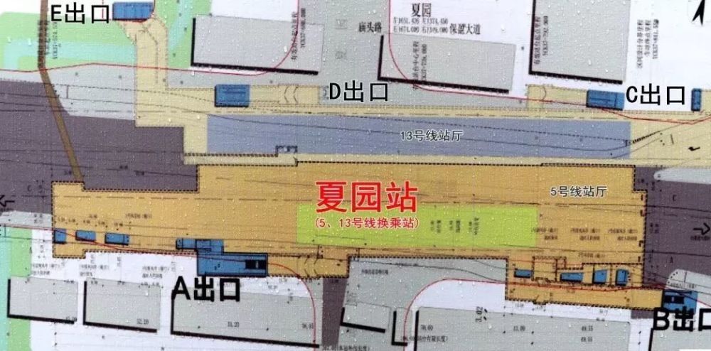 实锤!广州地铁5号线东延段6个站点出入口位置