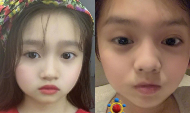 最近火了鹿晗关晓彤的"宝宝滤镜",可爱值满分,90后装嫩神器