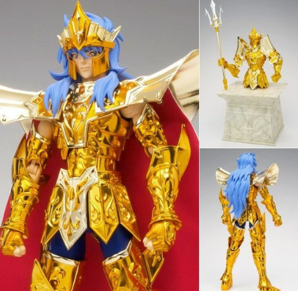 网友晒黄金圣斗士童虎手办,看清背后圆壳后,漫迷:不愧是猛虎!