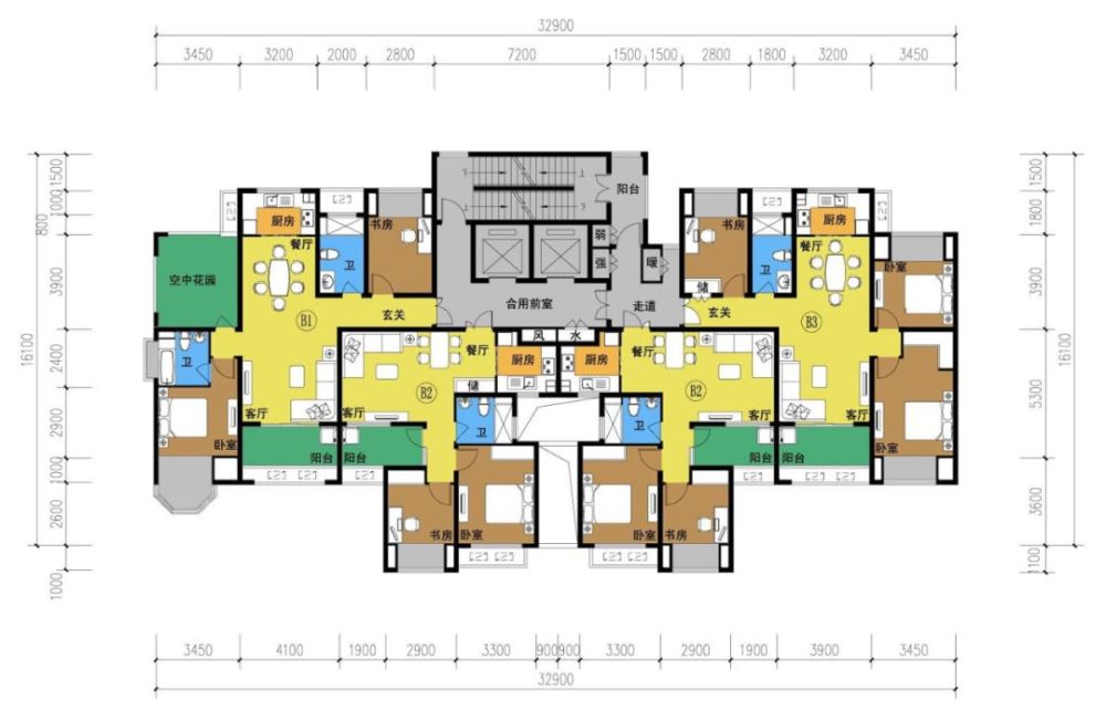 比如在规划上,采用围合型布局,不同于标准化复制的行列式布局;在景观