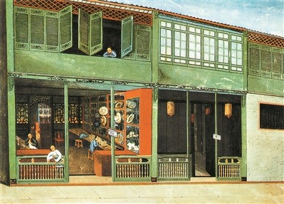 近两百年前广州十三行商馆区时有奇葩事发生