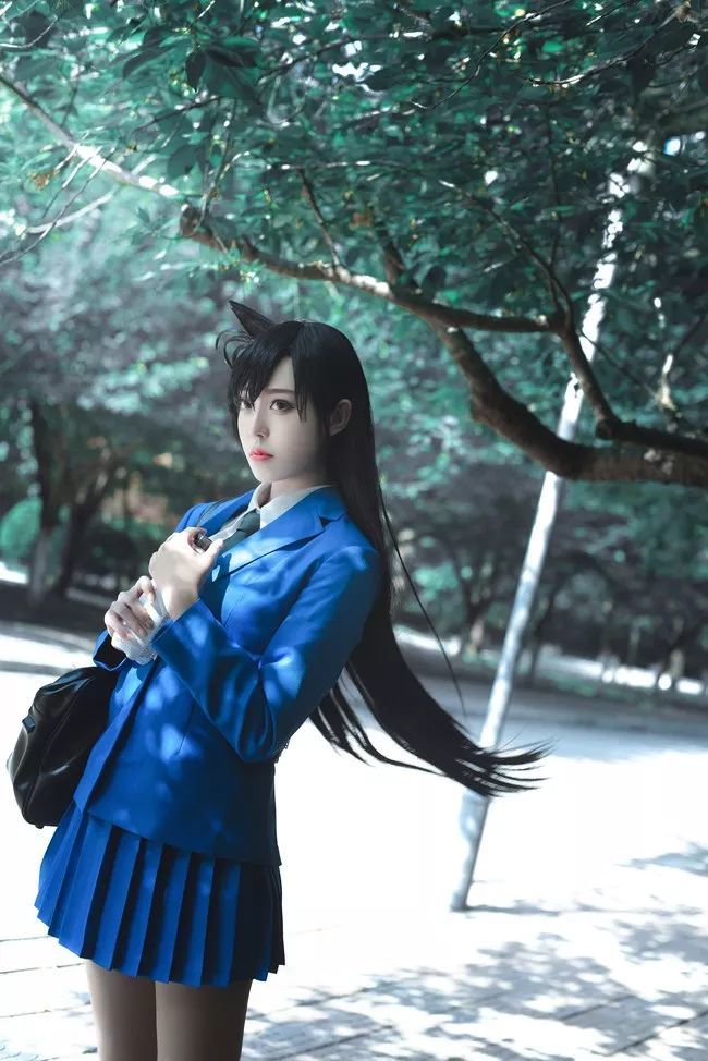 cos:名侦探柯南 制服毛利兰_腾讯新闻