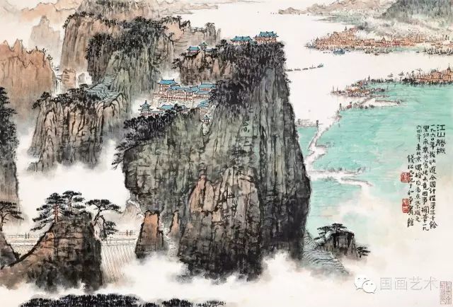 钱松嵒 初学水墨画 要先重视水的使用 国画 水彩画 钱松岩 水墨 山水画 石涛