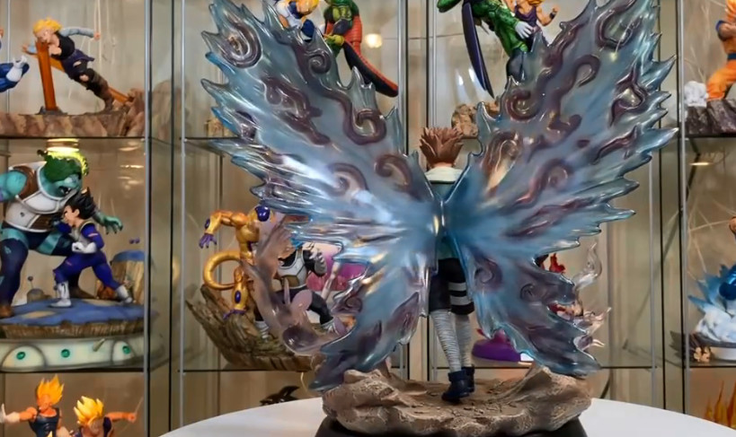 网友展示蝶化丁次手办,被细节的蝴蝶惊艳,网友:低估了丁次颜值