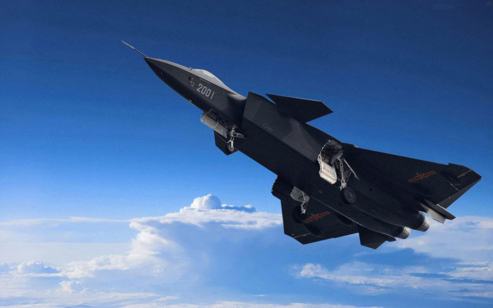 图为中国空军歼20