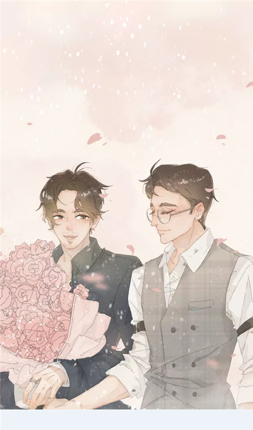 "镇魂"动漫壁纸,赵云澜送沈巍花花,画面感超唯美