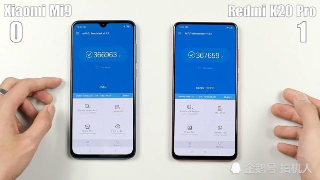 红米k20pro与小米9性能对决都是骁龙855差距却很大