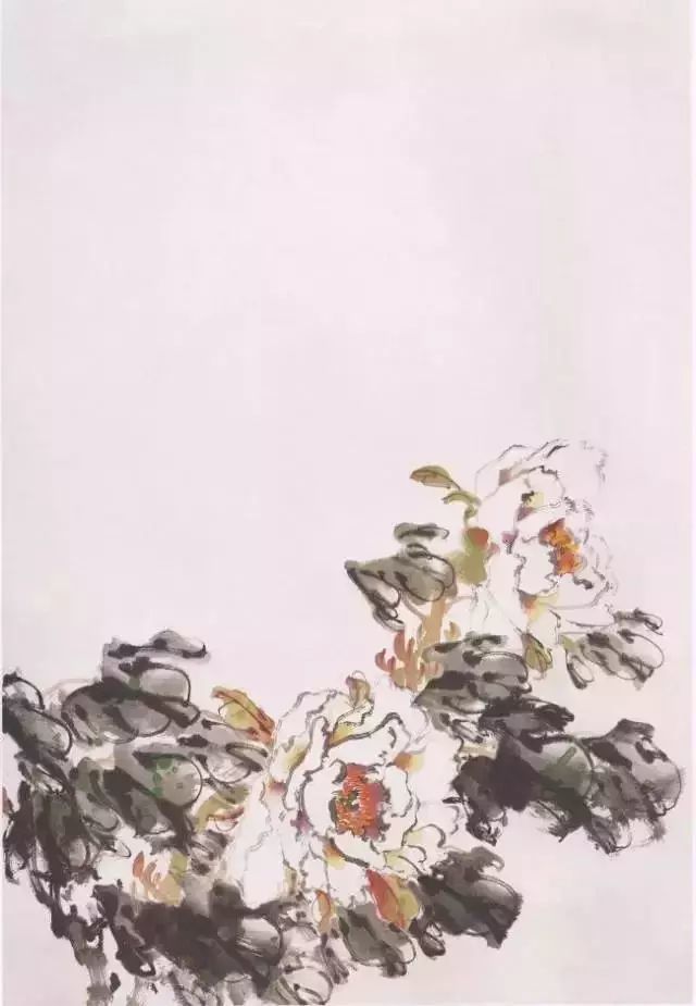 牡丹|彩墨牡丹这样画