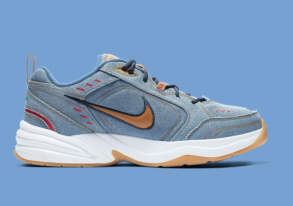 nike air monarch全新丹宁配色曝光!