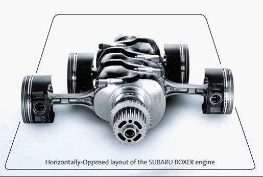 水平對置4缸發動機可能是應用最廣泛的發動機,運行穩定,成本低,結構