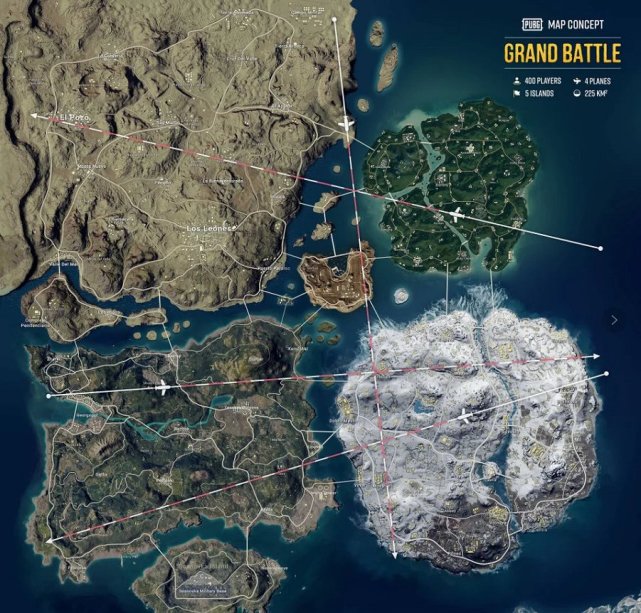 绝地求生:游戏即将上线最大地图,400人对战带来4倍刺激!