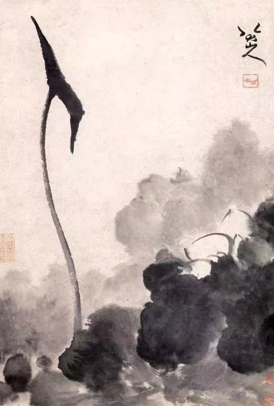 八大山人《荷花图》八大山人《荷花图》.