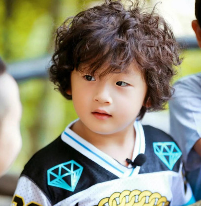 爸爸去哪儿,萌娃,锡纸烫