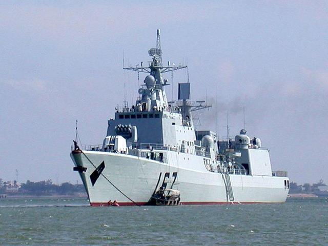 图为改装前的深圳舰