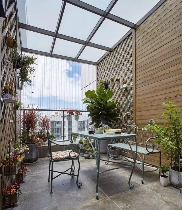 如今流行把露台装成"花园阳光房",这17个露台太好看了!