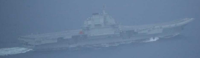 遼寧艦 圖片來自日本統合幕僚監部