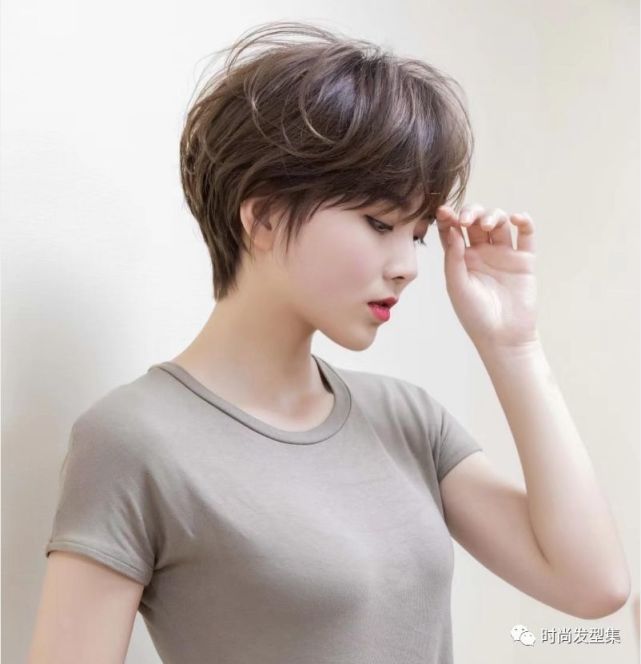 2020年最火的烫发是"纹理烫发",超短发纹理烫发设计,个性,时尚又洋气