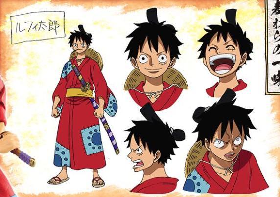 如今到了主场和之国篇,动画组也终于有机会一改往日路飞的经典造型,为