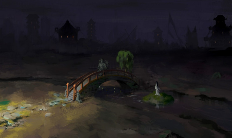 灵签占卜忘川河上的奈何桥你想走哪座测你跟他前世什么关系