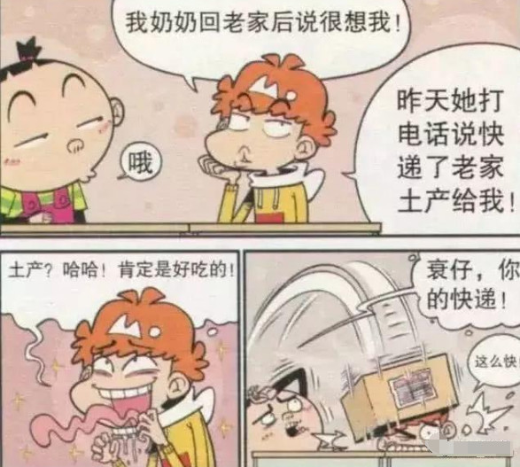 阿衰喜爱盗墓笔记,衰奶把骨灰快递给阿衰,这不是亲孙子吧!