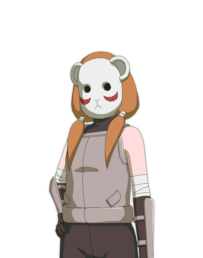 高燃日漫《火影忍者》美图:图一的紫发美女带着猫面具,真可爱!