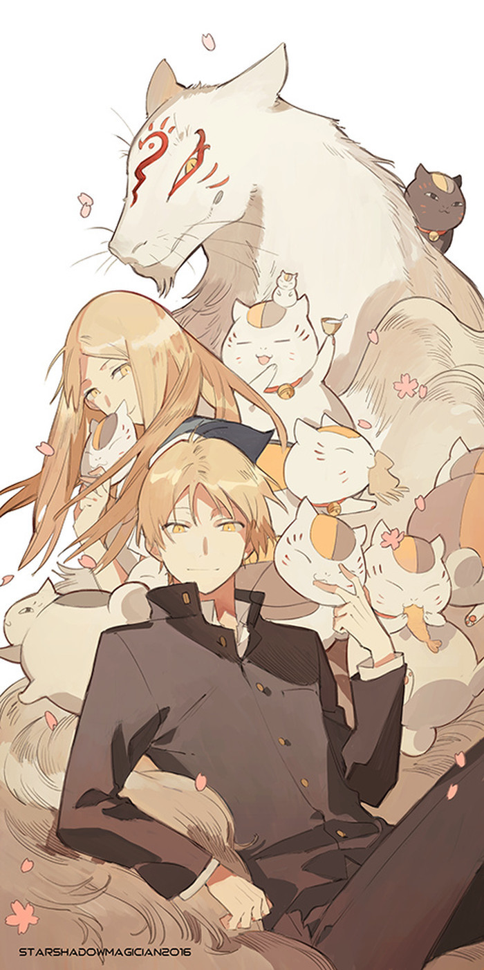 Iphone锁屏壁纸 夏目友人帐 付出真心对待对方就可以了