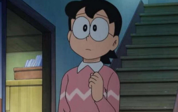 哆啦a梦:大雄妈妈为什么要戴眼镜?当她拿下眼镜后,颜值犯规!