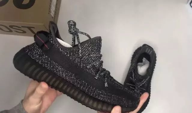 yeezy 350 v2 black reflective Carousell