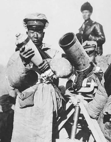 东北军列装的迫击炮