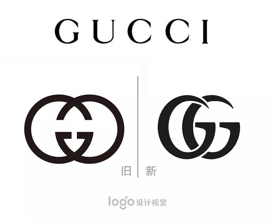 98年的古馳gucci換新logo了誰說新標很山寨